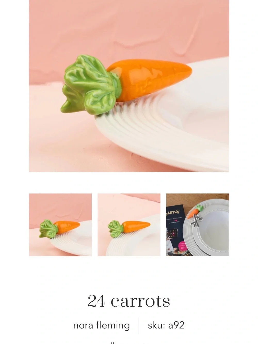 Nora Fleming Mini 24 Carrots
